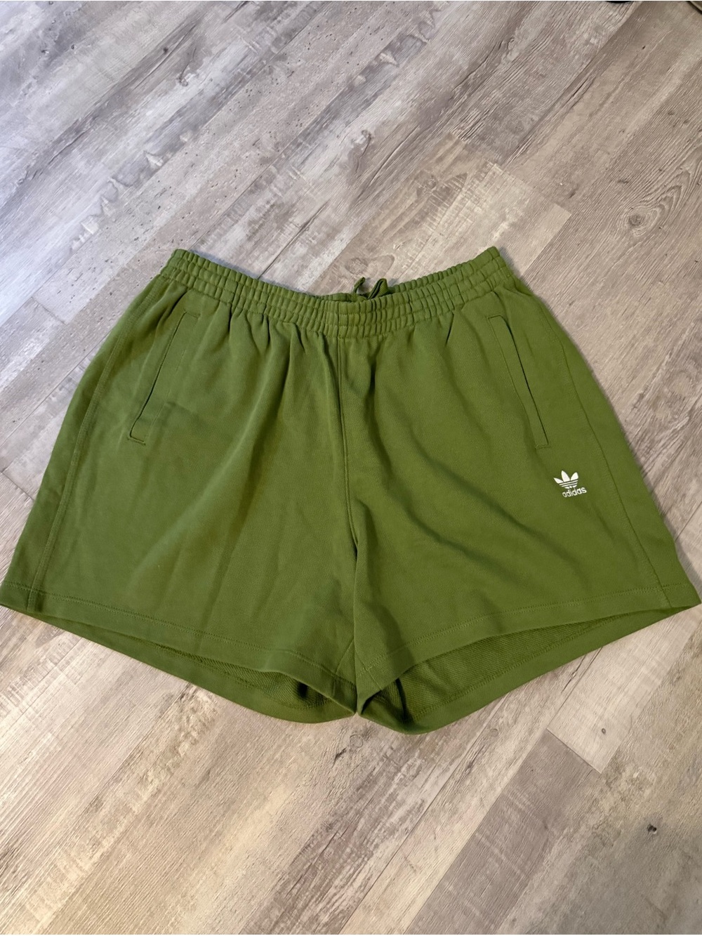 adidas Olive Green  Athletic Shorts
